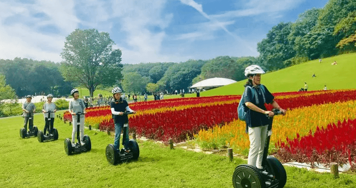 【埼玉・森林公園】広大な国営公園でセグウェイツアー！緑・花見・自然・風を感じよう☆【写真データ無料プレゼント付き】