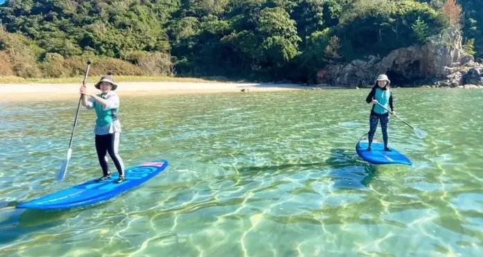 【鳥取/浦富海岸】SUP体験★話題のマリンスポーツをイチ早く体験しよう！初めてでも大丈夫！