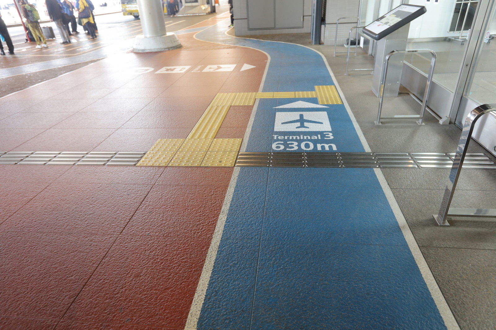 ターミナルへの案内図