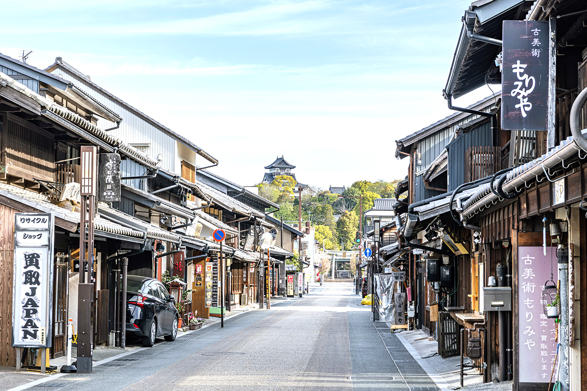 犬山城と犬山城下町