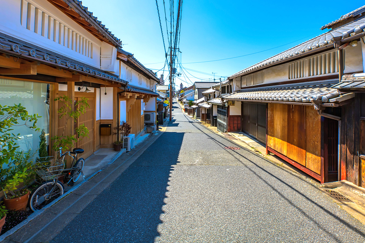 ならまちの街並み