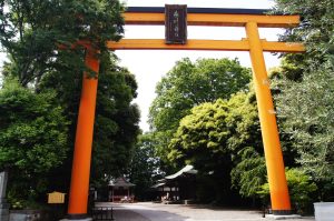 川越氷川神社の鳥居