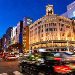 銀座の夜景