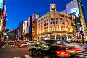 銀座の夜景