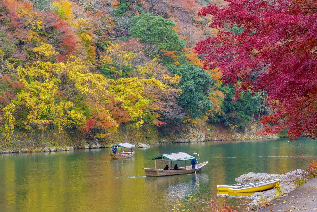 京都 嵐山の紅葉