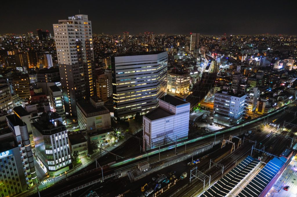 東急歌舞伎町タワーから見渡す新宿の夜景
