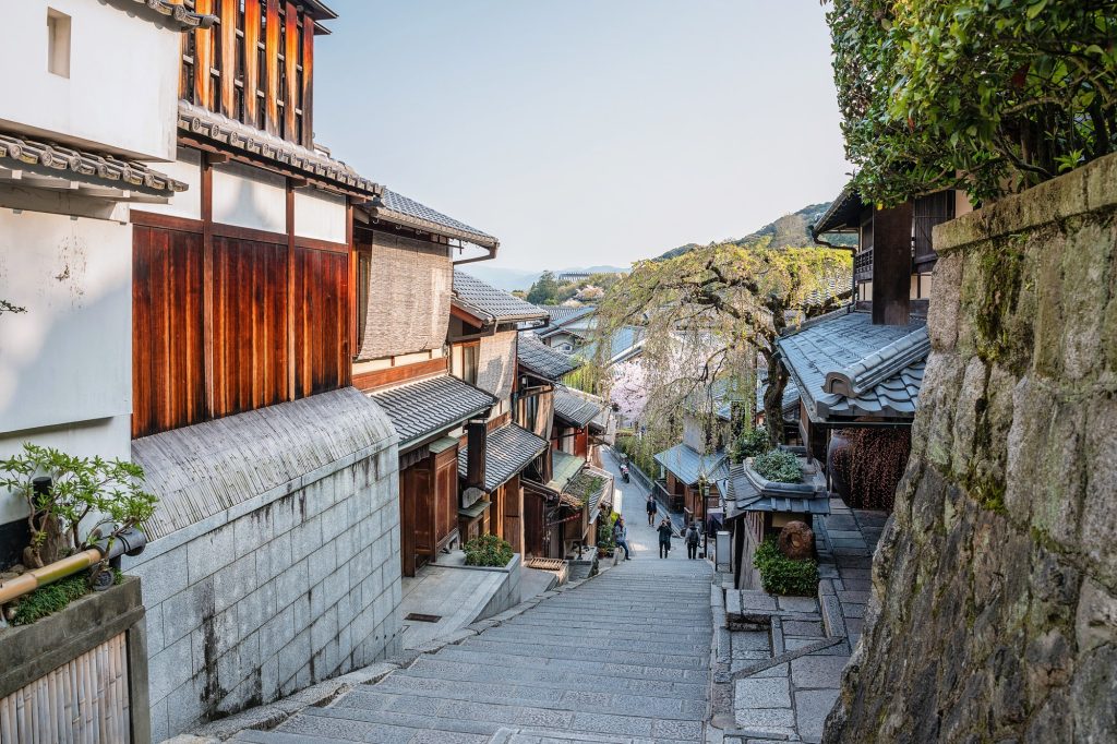 京都東山 産寧坂の風景