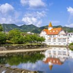 嬉野温泉の町並み